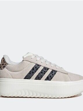 Adidas Grand Platform Sneaker Animal Print Womens Size 10